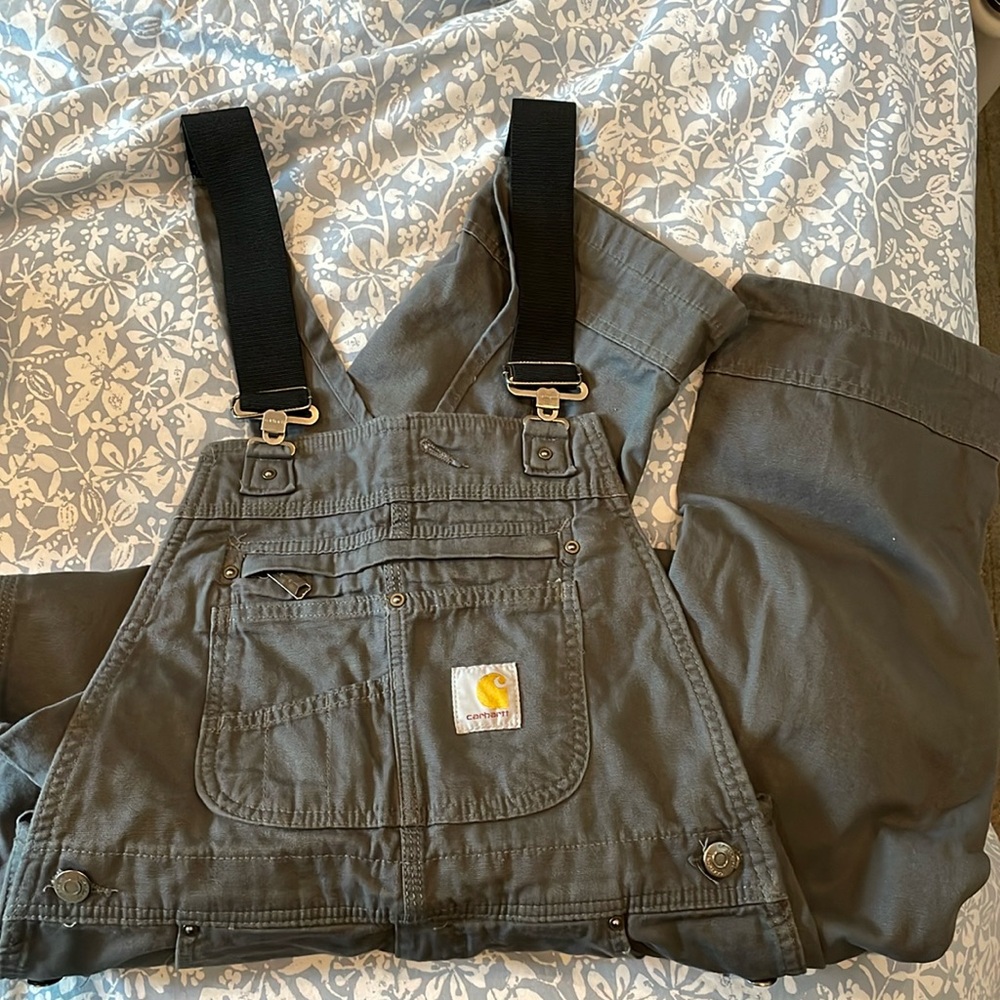Carhartt Rugged Flex Relaxed Fit Canvas Bib Overall - NEVER BEEN WORN